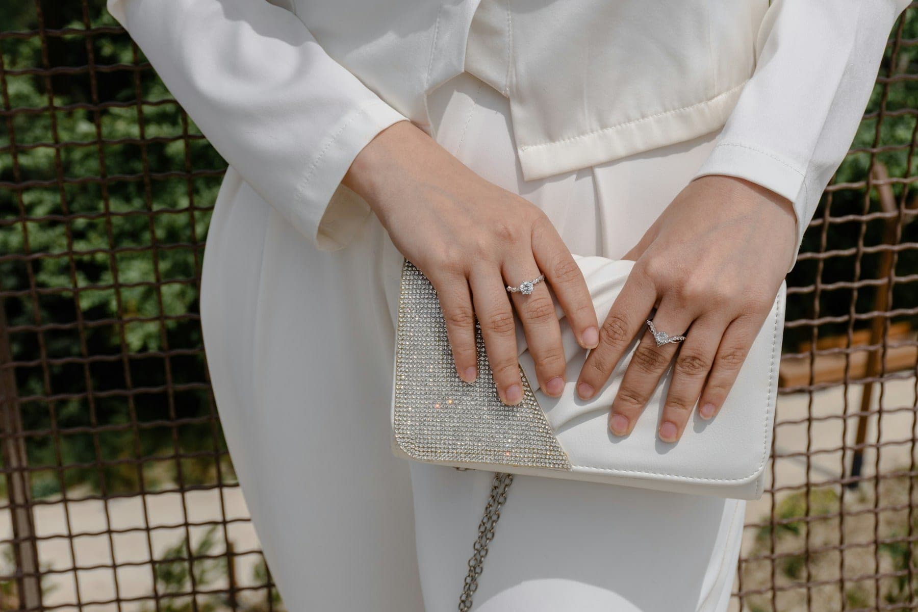Serene Evening Clutch — product photography